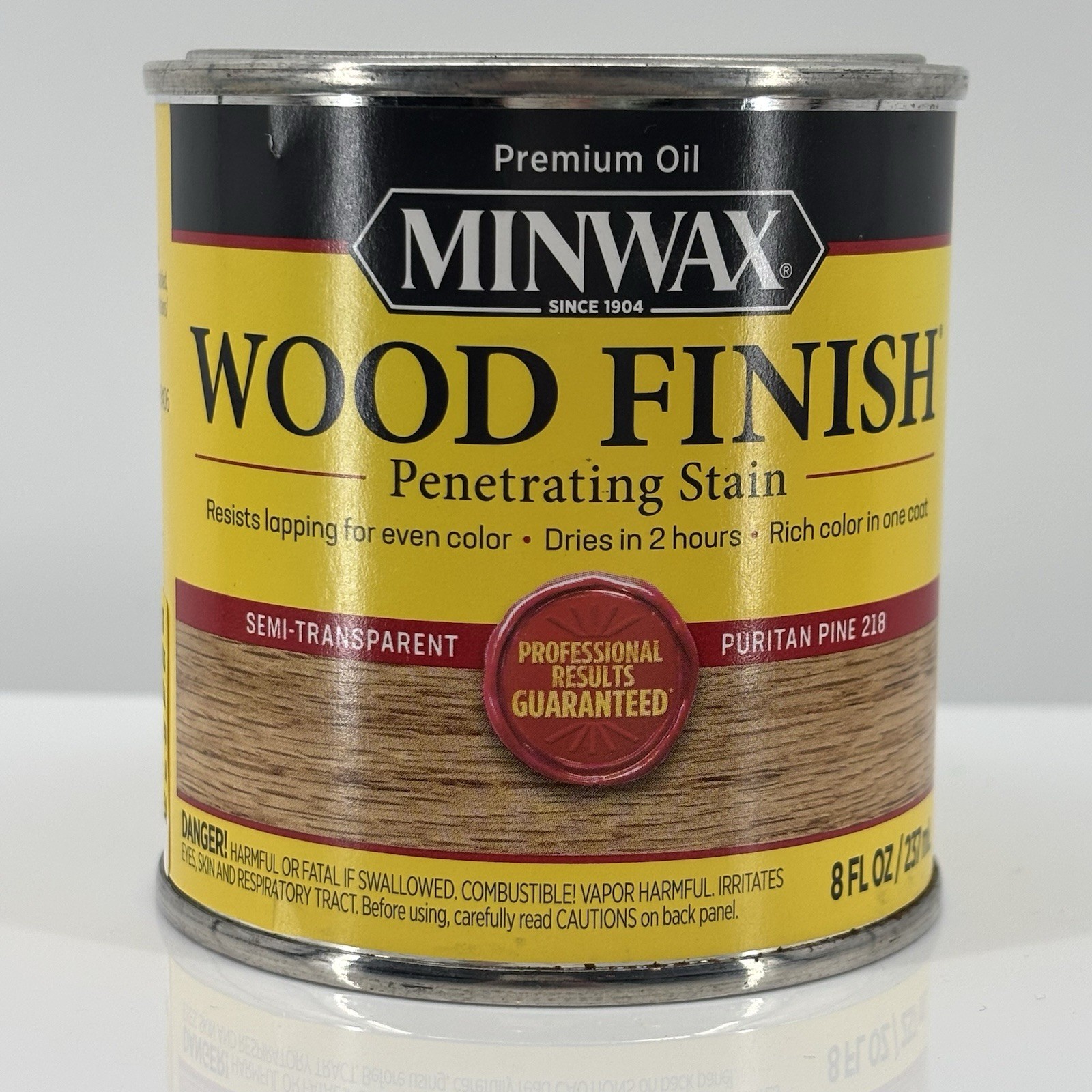 Minwax Wood Finish Penetrating Stain Puritan Pine 218 1/2 PT 8 oz Discontinued