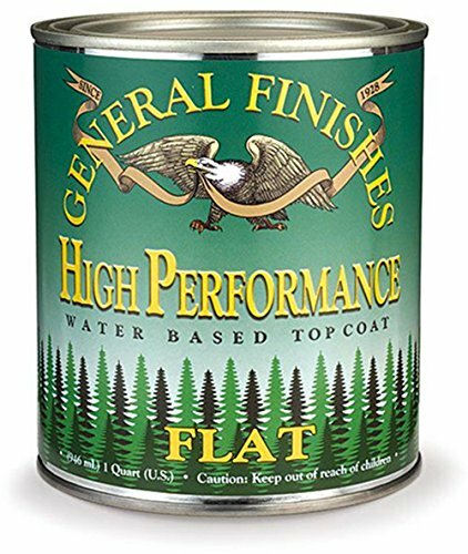 Water Based Flat Finish Topcoat w/ UV Protection Formula (1qt)