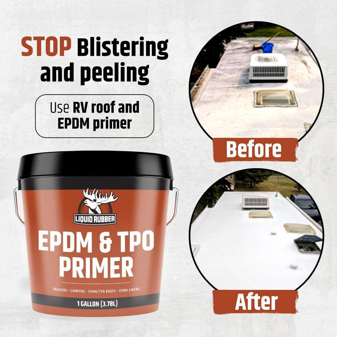High-Performance EPDM & TPO Primer for RV Roof Protection – 1 Gallon