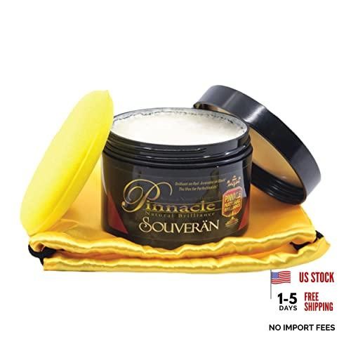 Souveran Wax | Hand-Poured Carnauba Wax for Rich 3D Shine 8 Ounce (Pack of 1)
