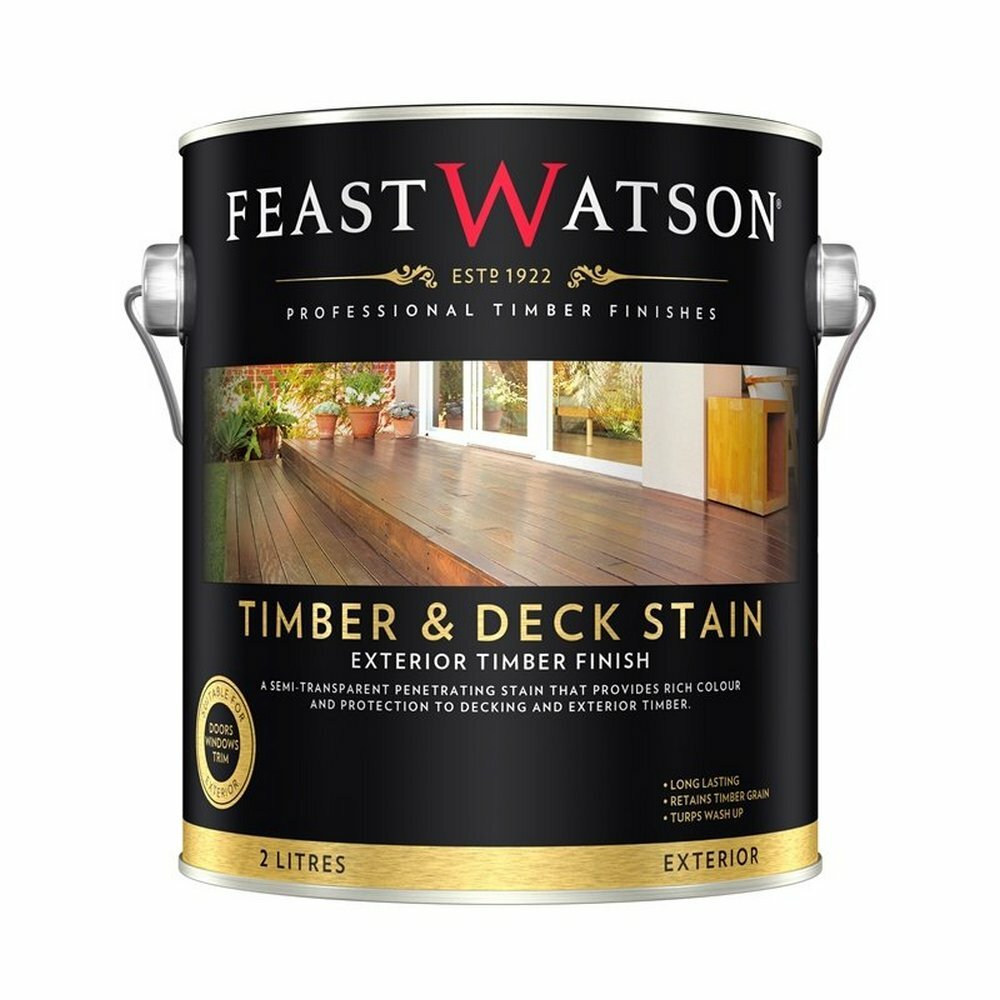 Feast Watson 2L Black Japan Decking Stain