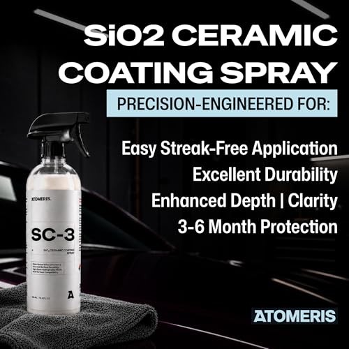 ATOMERIS SC-3 Ceramic Spray Coating for Cars – 16.9 fl oz – High Gloss