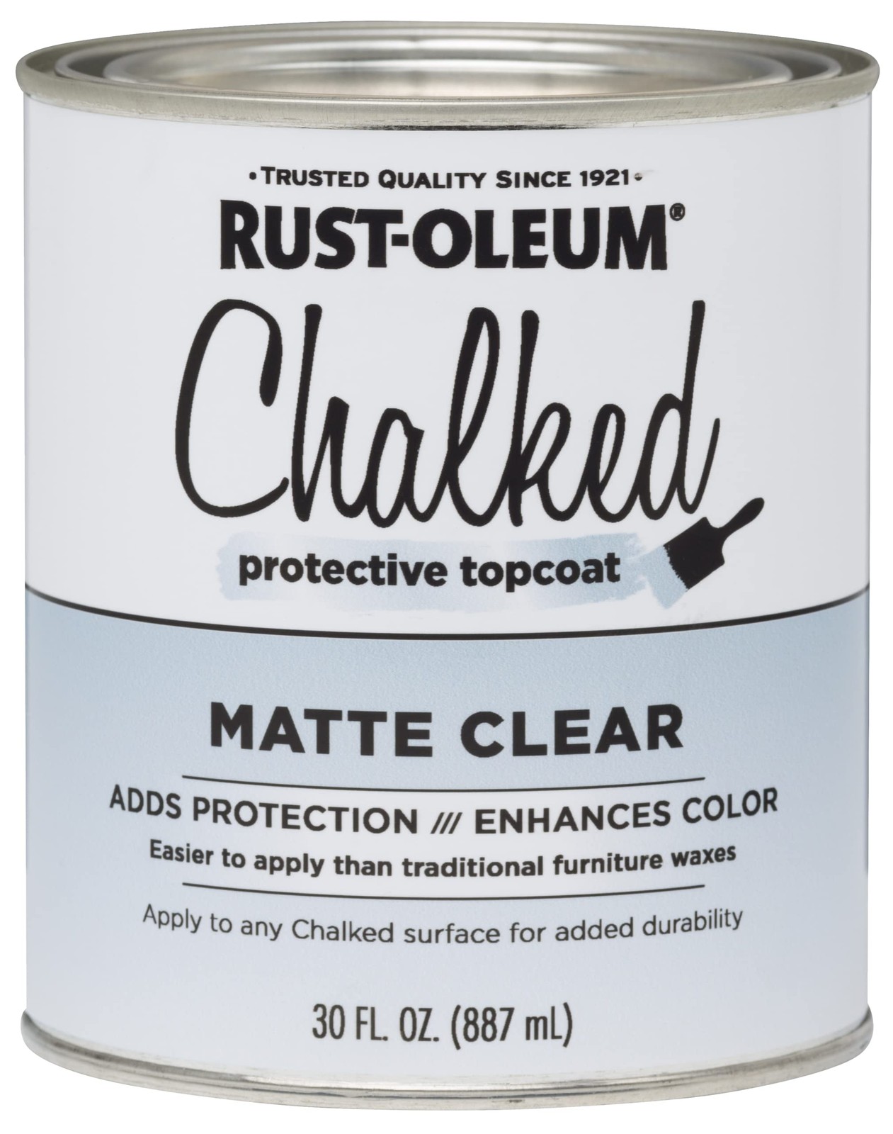 Rust Oleum Ultra Matte Clear Topcoat 30 Ounce Vintage Finish Interior Paint