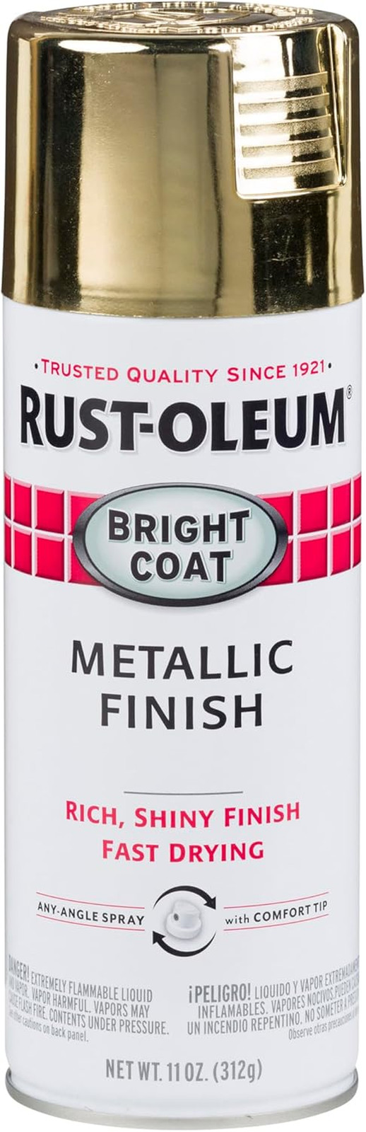 Rust-Oleum 7710830 Stop Rust Bright Coat Metallic Spray Paint,11 Ounce Pack of 1