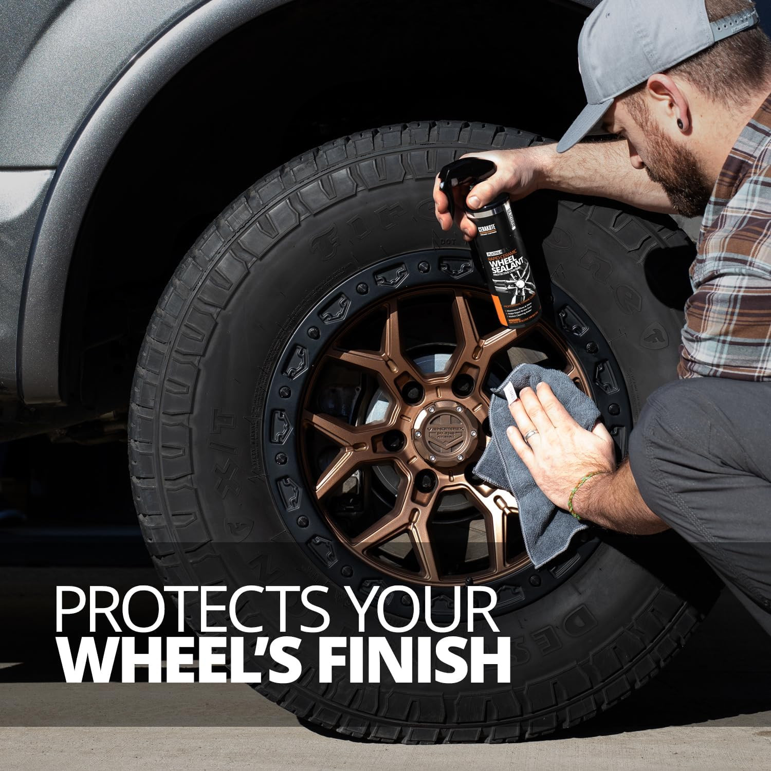 Rapid Ceramic Wheel Sealant – Ceramic Spray Coating for Wheels – Quick and Easy