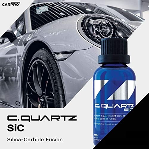 CQUARTZ SiC 50ml Kit – Car Ceramic Coating Finish, Quartz Based 50mL Kit