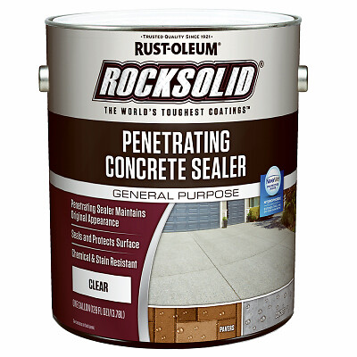 Rust-Oleum 317929 RockSolid Penetrating Concrete Sealer, Gallon – Quantity 2