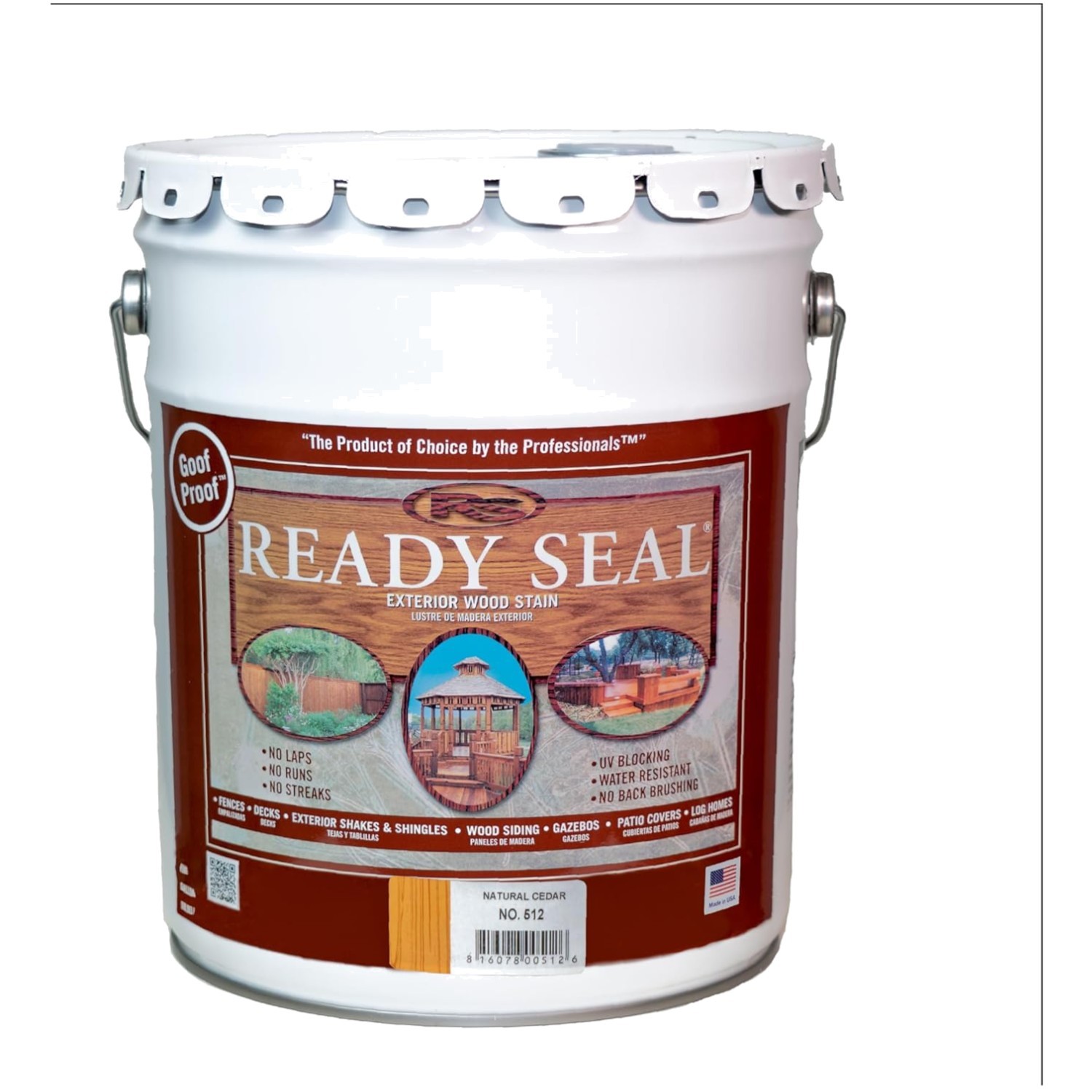 Natural Cedar Wood Stain & Sealer 5 Gal