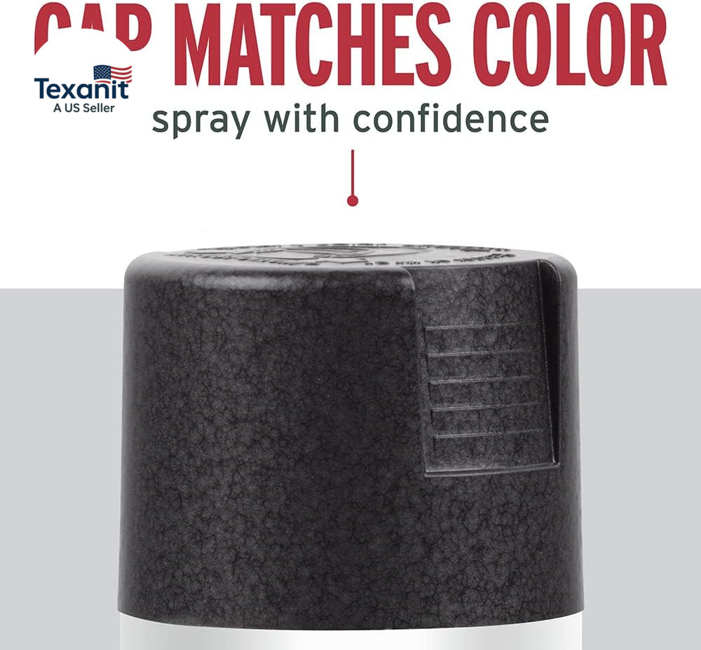 300607 Stops Rust Hammered Spray Paint, 12 Oz, Matte Black