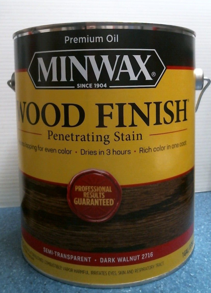Minwax Premium Oil Wood Finish Semi-Transparent Dark Walnut 2716 1 gal.(71081)FS