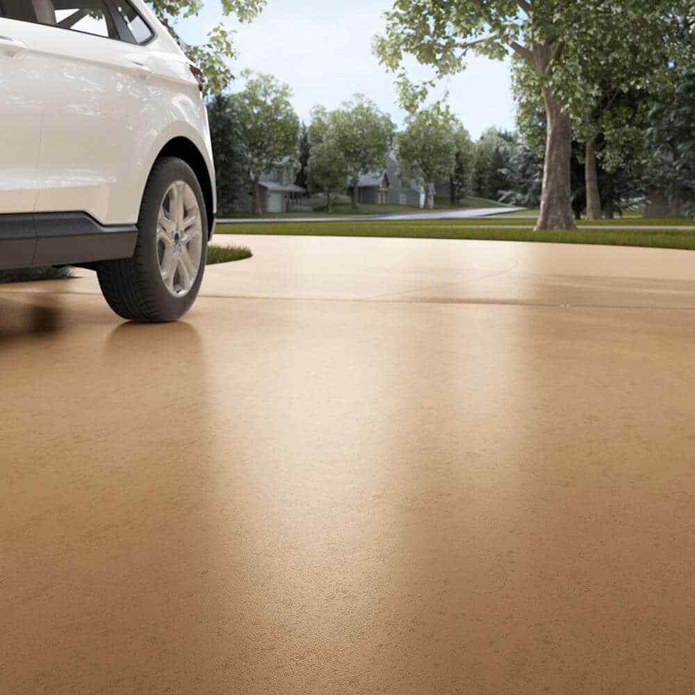 5 Gallon Slate Gray Self-Priming 1-Part Epoxy Satin Concrete Garage Floor Paint
