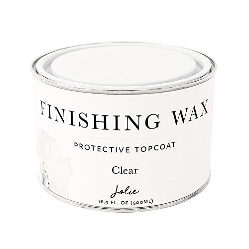 Clear Finishing Wax – Protective Topcoat for Chalk Style Furniture Paint, Raw or