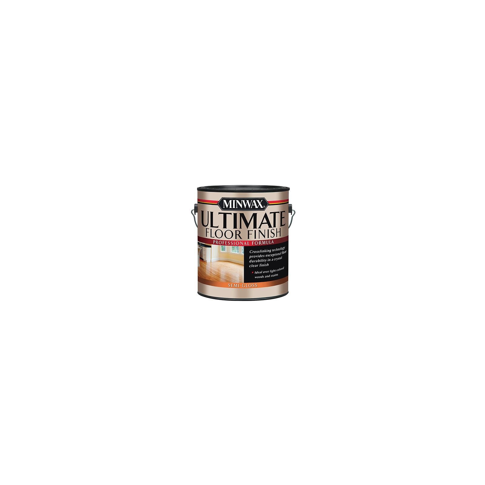 Minwax 131020000 Ultimate Floor Finish, Clear Semi-Gloss, 1-Gallon – Quantity 2