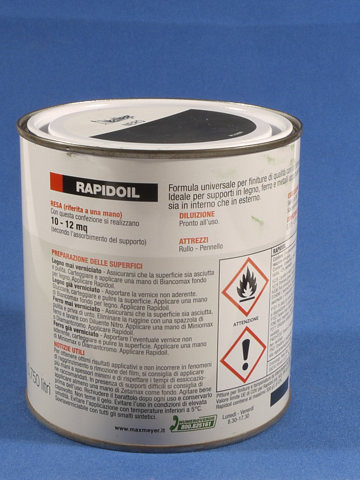 PRL) MAX MEYER POLISHED ENAMEL PAINT COLORS RAPIDOIL PAINT 5 PCS IRON WOOD