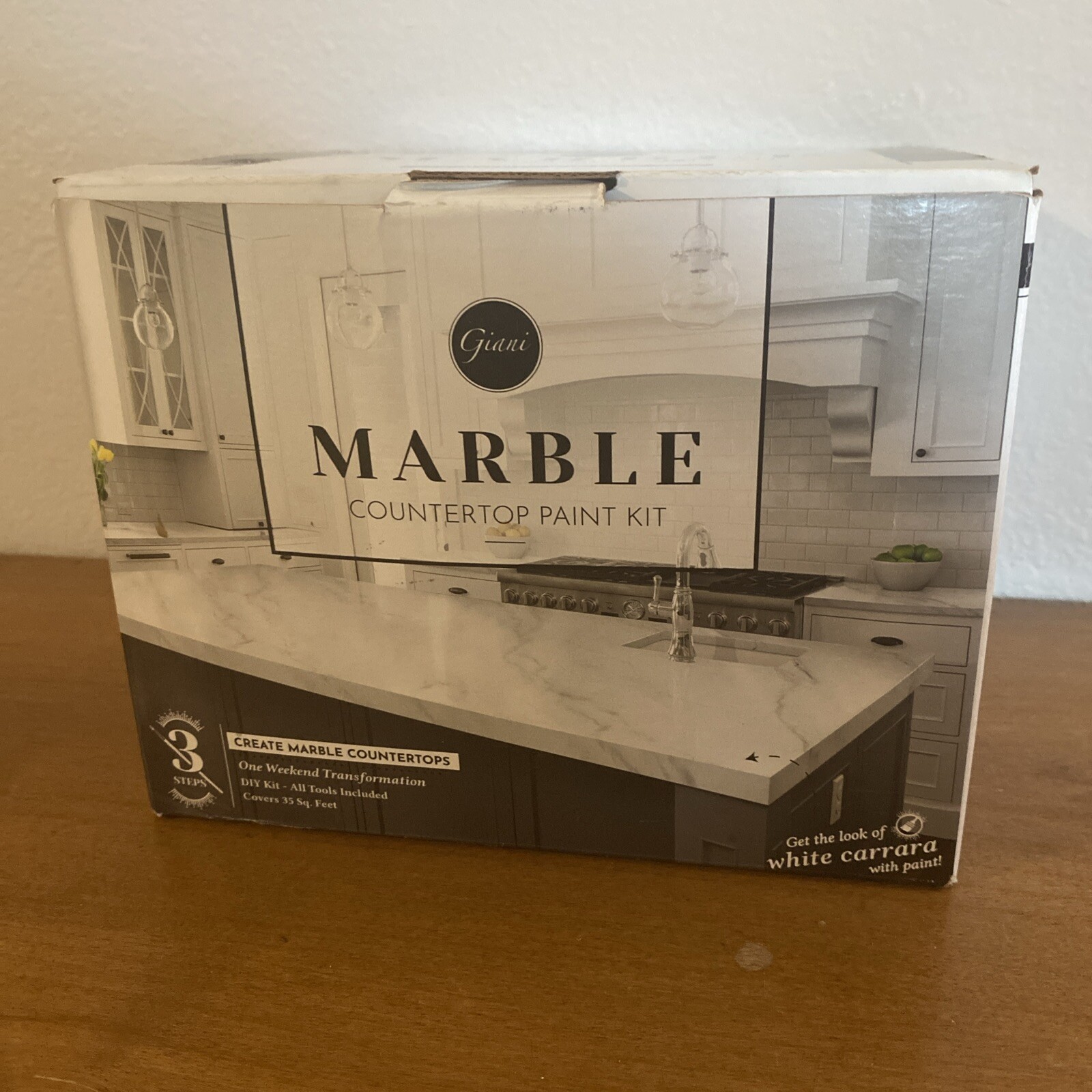 Giani Marble Countertop Paint Kit (Carrara White)