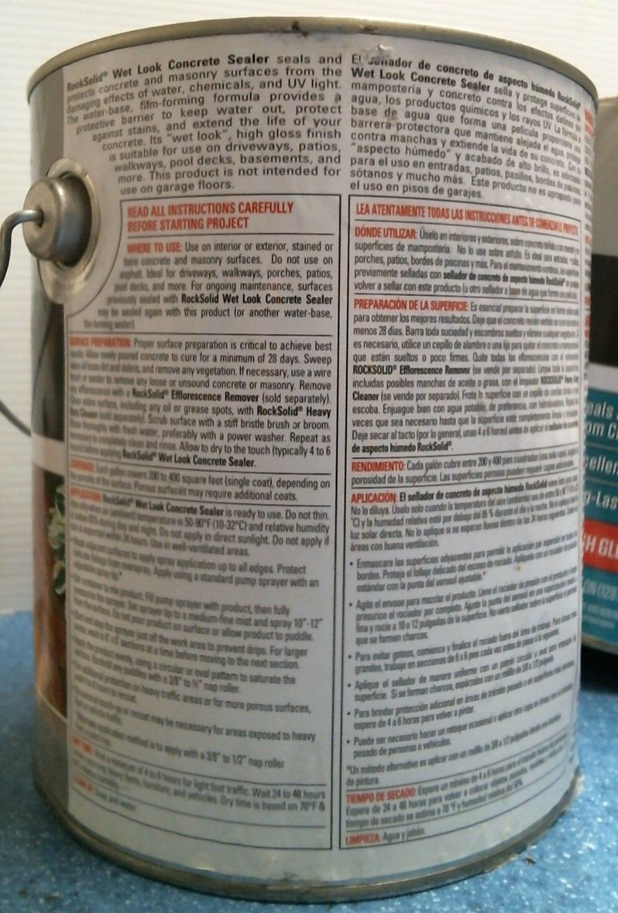 Rust-oleum Wet Look Concrete Sealer, General Purpose 1 gal. LOT OF 2 (317927) FS