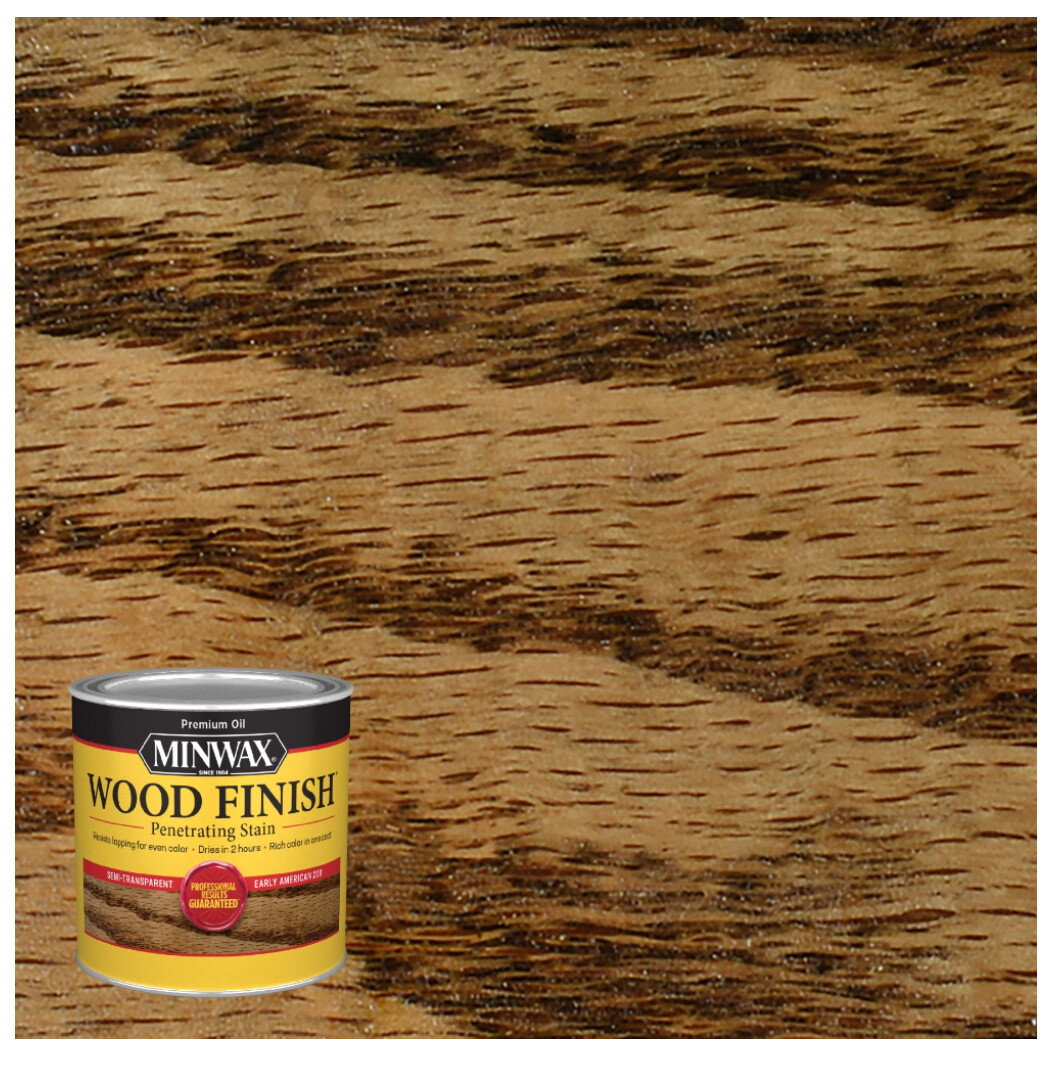 Minwax Wood Finish Penetrating Stain, Early American, Half-Pint
