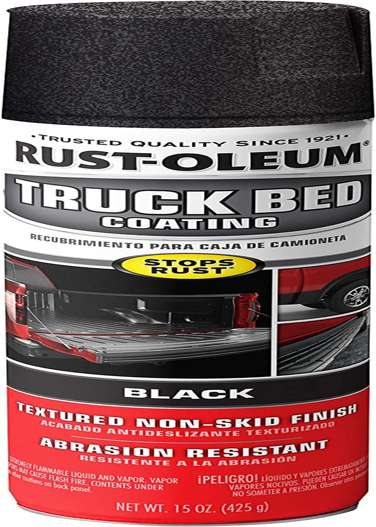 248914 Truck Bed Coating Spray, 15 Oz, Black, 15 Ounce (Pack of 1)