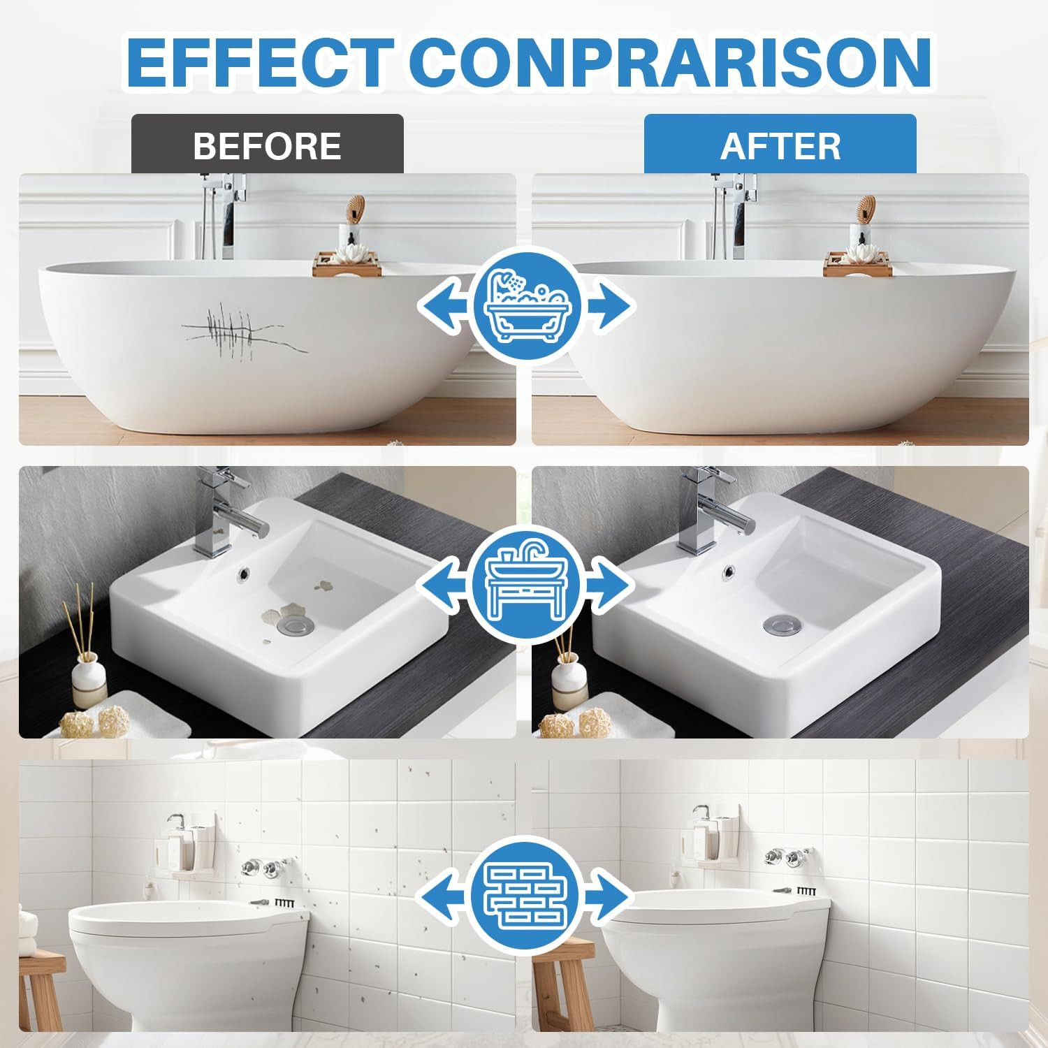 Tub and Tile Paint, 3.5 Oz Tub Paint for Bathtub, 1-Part Bathtub Touch up Paint
