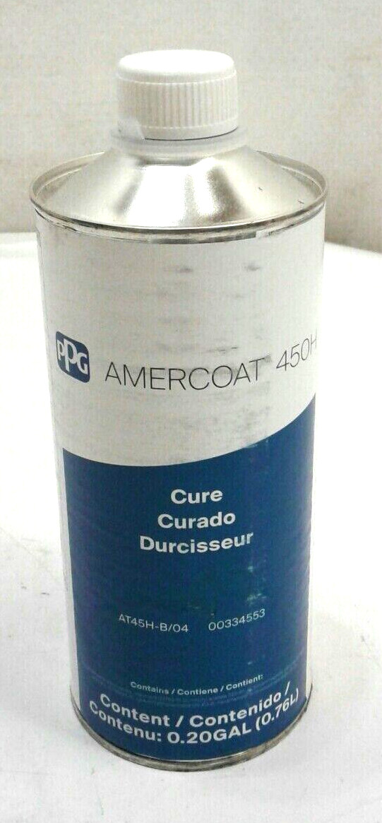 PPG AmerCoat 450H Cure AT45H-B/04 00334553 Gloss Polyurethane Liquid 0.20 Gal