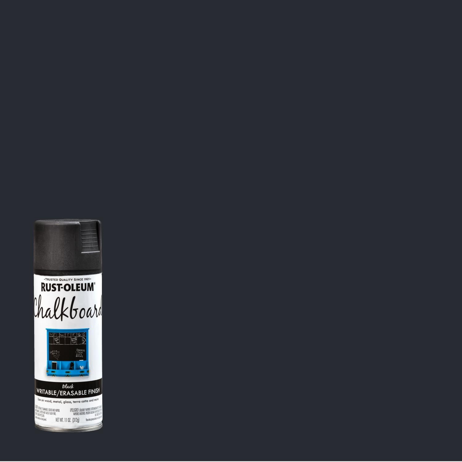 1913830 Chalkboard Spray Paint, 11 Oz, Black