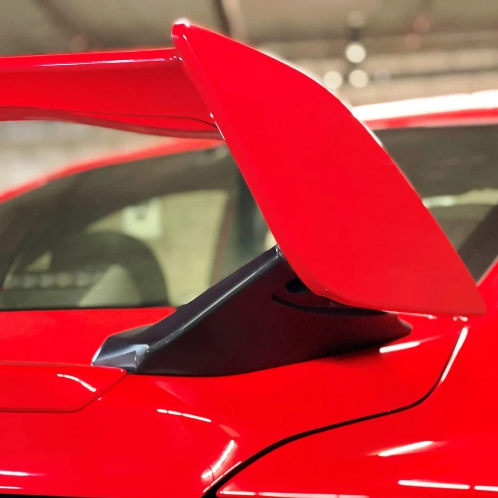 Rear Trunk Spoiler Wing Compatible with 2022-2025 Subaru WRX, Unpainted Black
