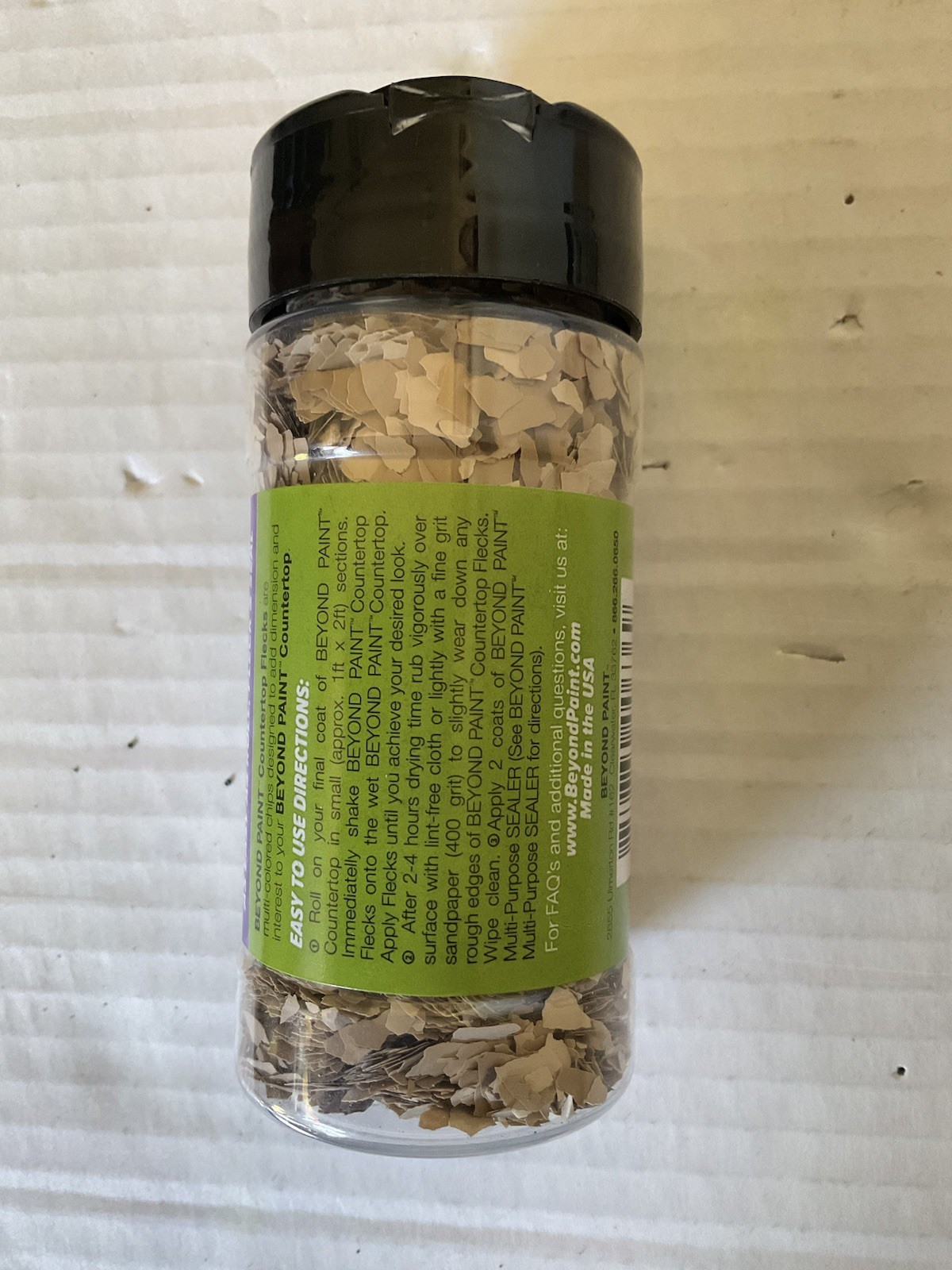 Beyond Paint Countertop Makeover Refinishing Kit All-In-One Sealer Flecks NEW