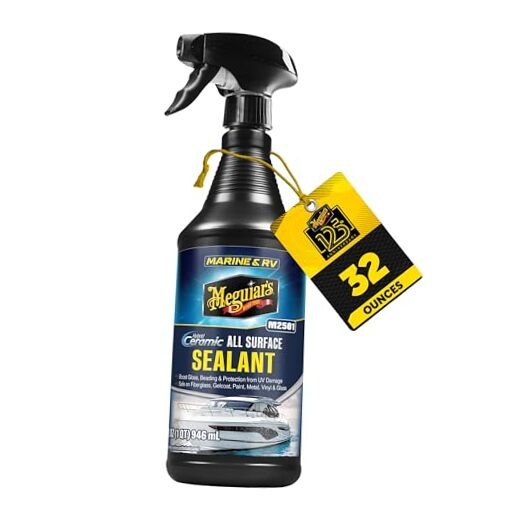 Meguiar’s Marine & RV Hybrid Ceramic All Surface Sealant – Premium Spray
