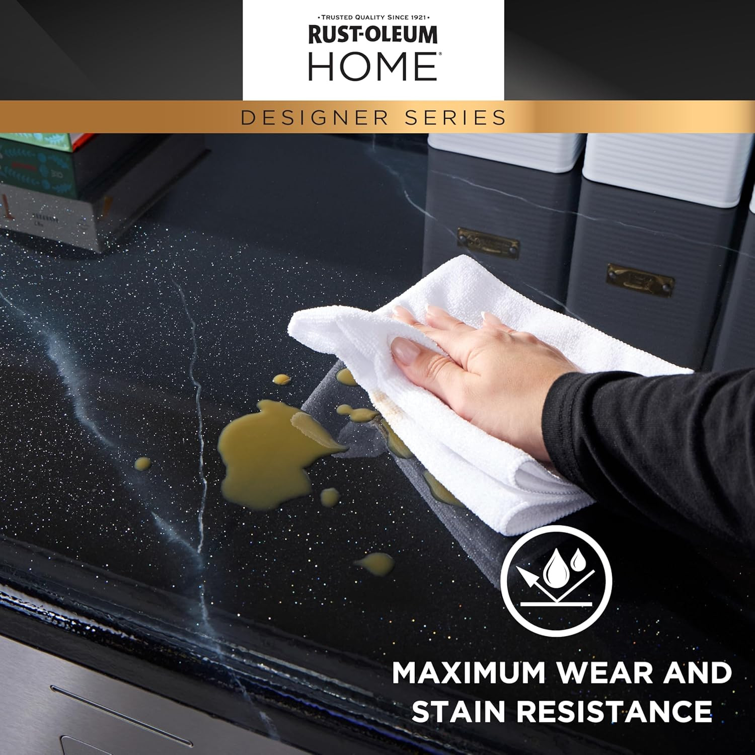 396945 HOME Designer Series Marble Countertop Coating Kit | No Stripping Sanding