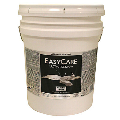 Ultra Premium Latex Ceiling Paint, Brite White Flat, 5-Gals.