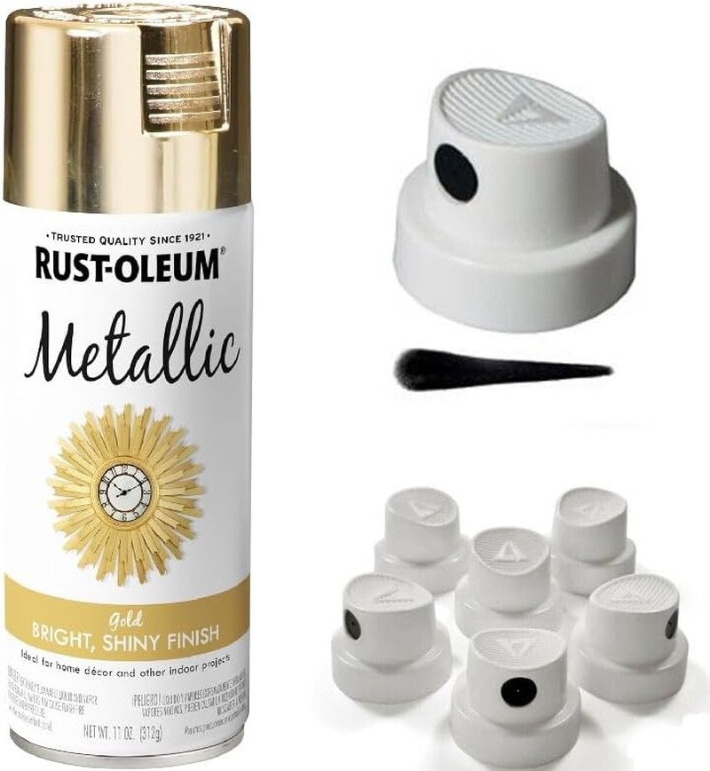 Spray Paint Caps for Rust-Oleum Metallic Gold Spray Paint