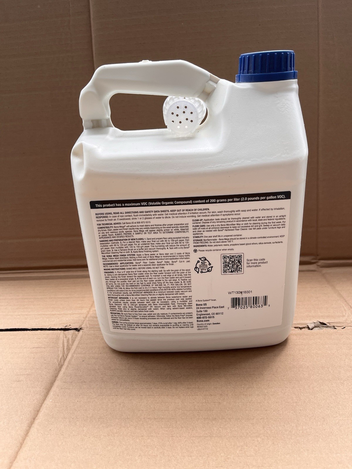Bona Mega Satin Paint 1 Gallon