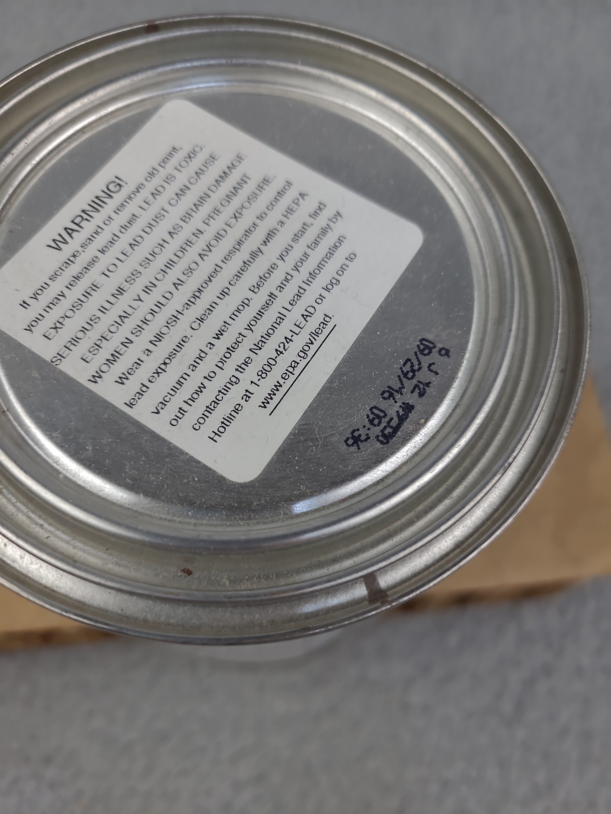 1x Hammerite Rust Cap Paint Primer BROWN Hammered Finish, 1 Quart