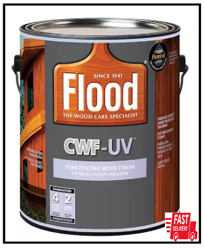 1 gal. Clear CWF-UV Acrylic Exterior Wood Finish Quick Dry Formula Sealer