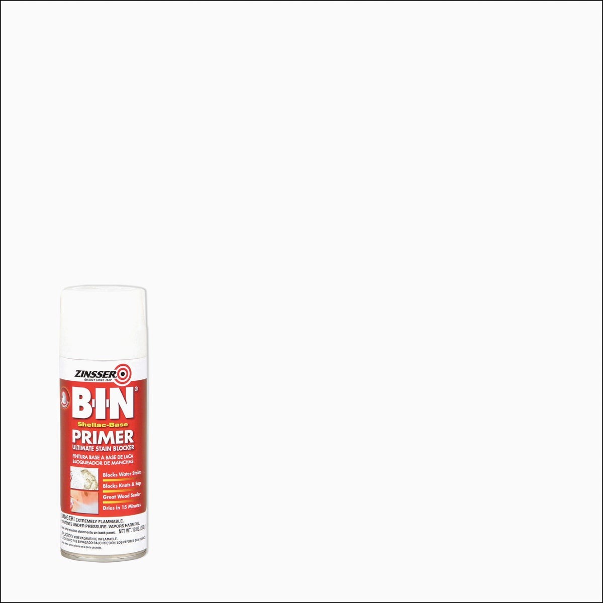 Zinsser B-I-N 13 Oz. Shellac-Base Primer Spray, White 1008 Zinsser B-I-N 1008