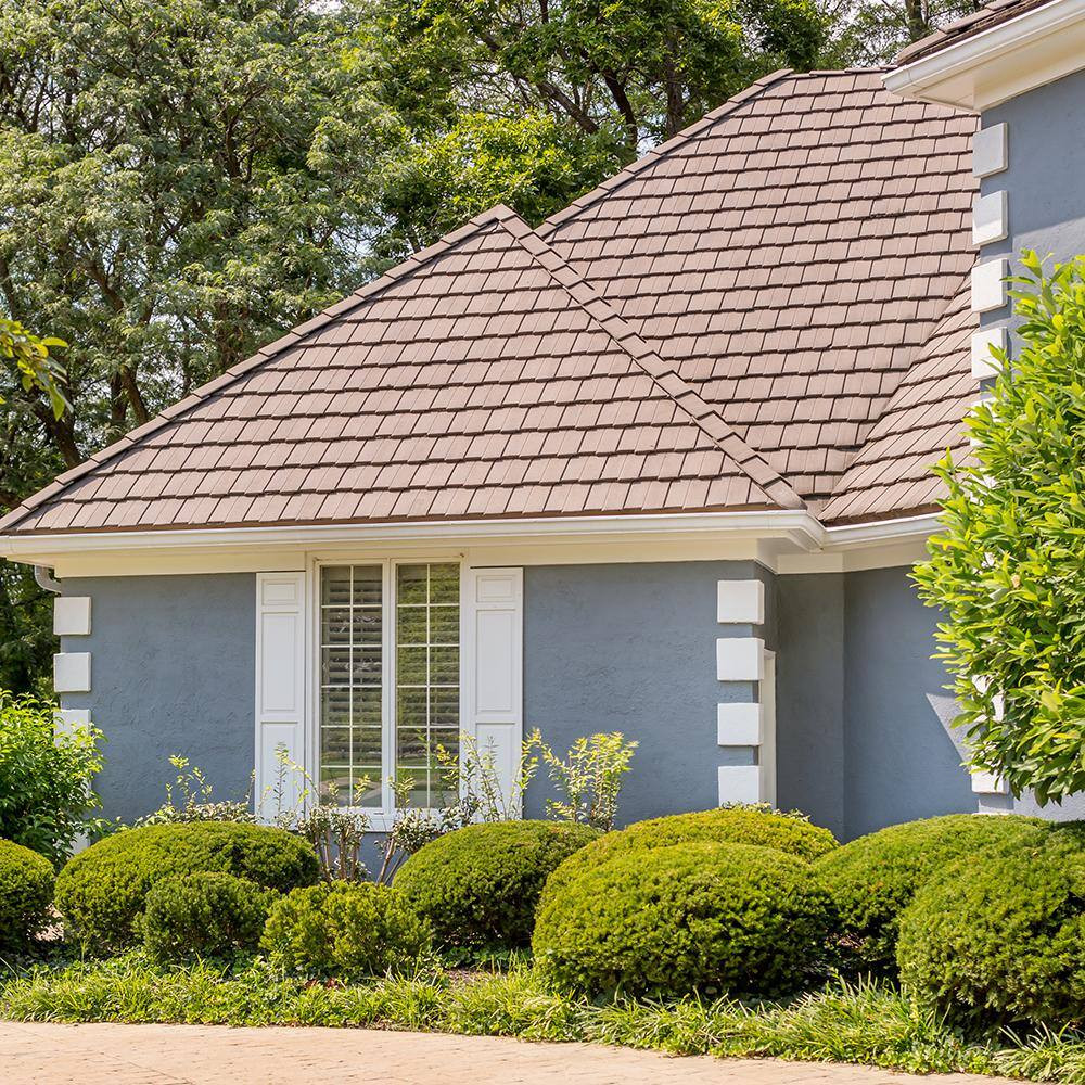5 Gal. #RP-14W Natural Shake Flat Multi-Surface Exterior Roof Paint