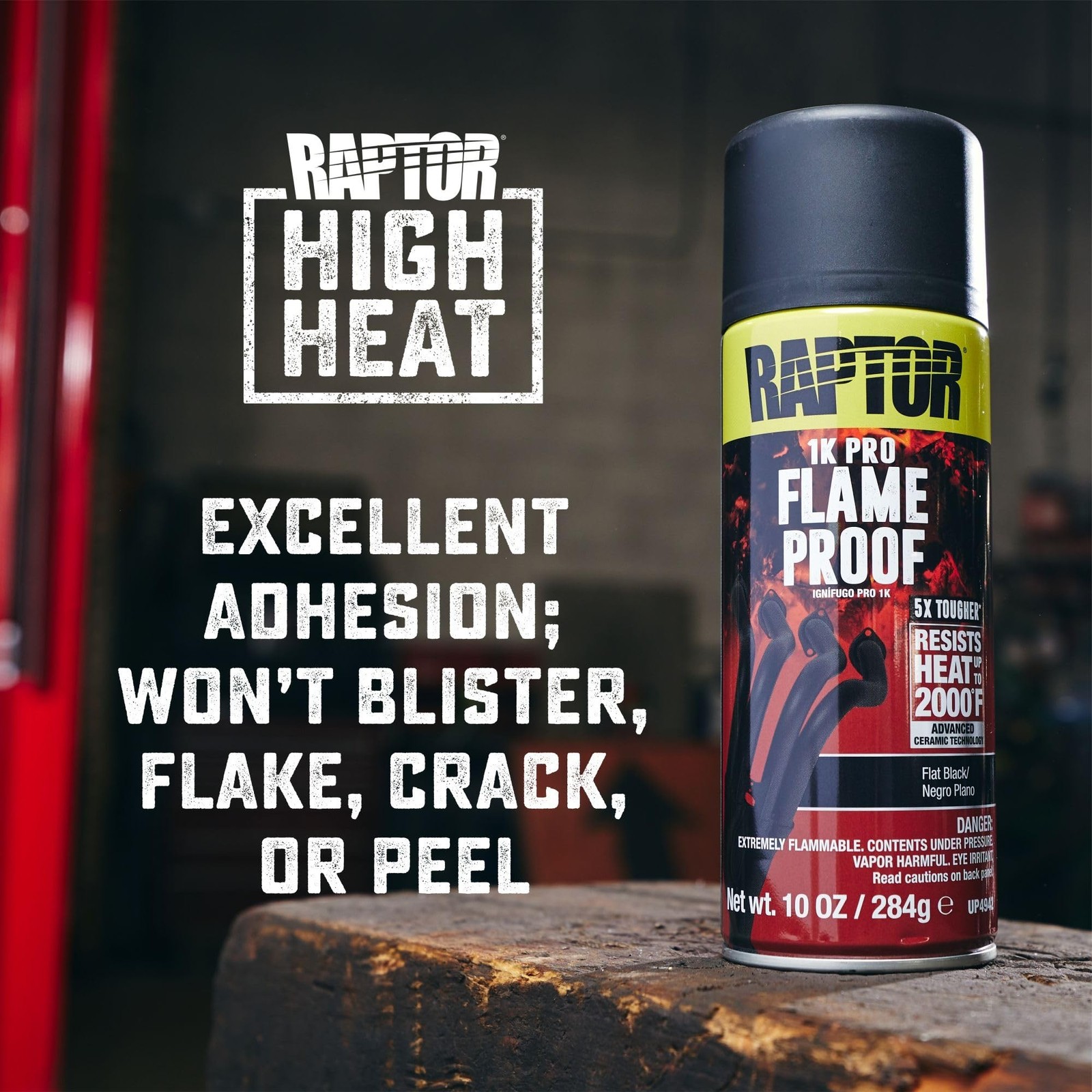 RAPTOR Flameproof Automotive Body Paint, Professional Grade, Extra Tough Prot…