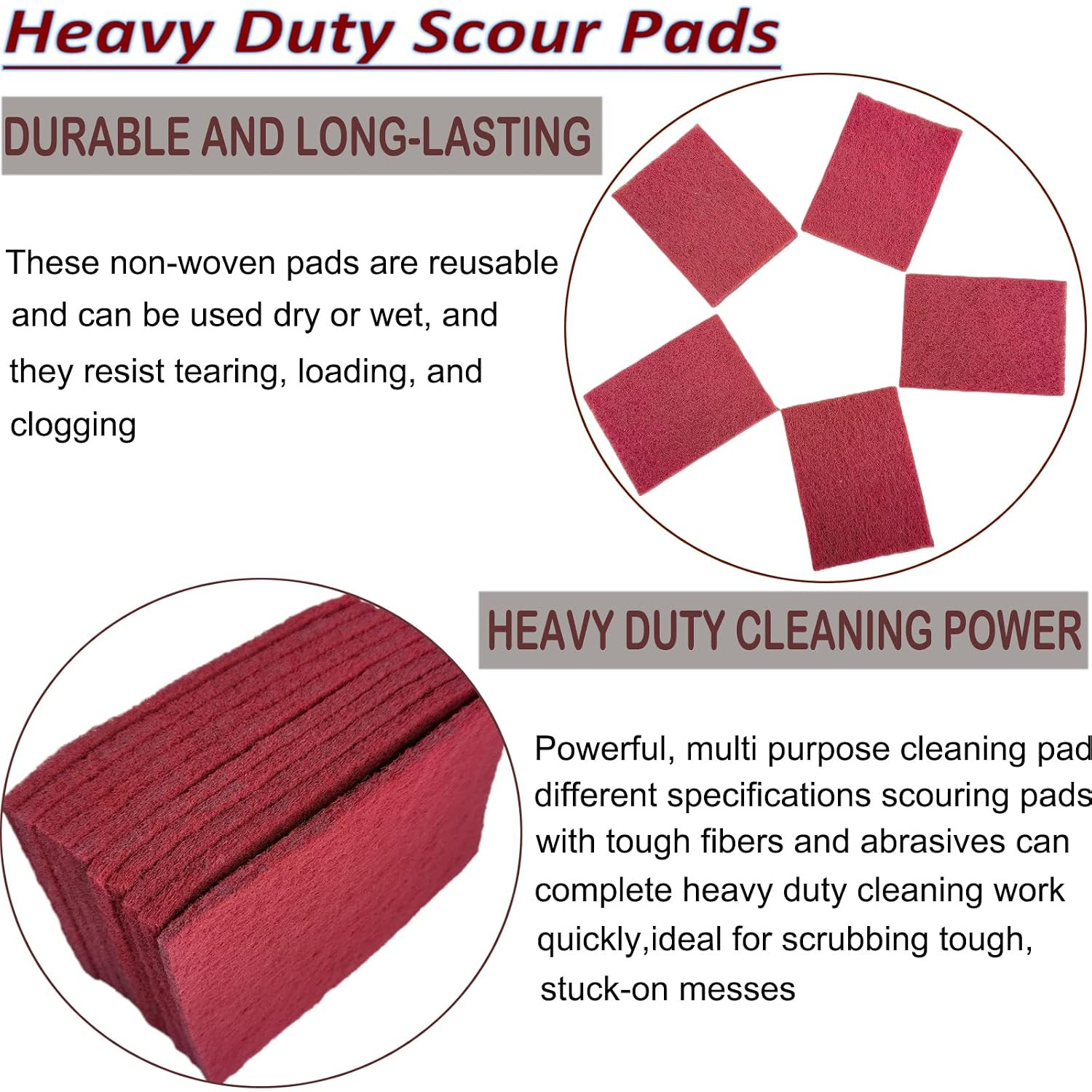 10 Pack 6″ X 9″ 400 Grit General Purpose Scuff Pads for Scuffing