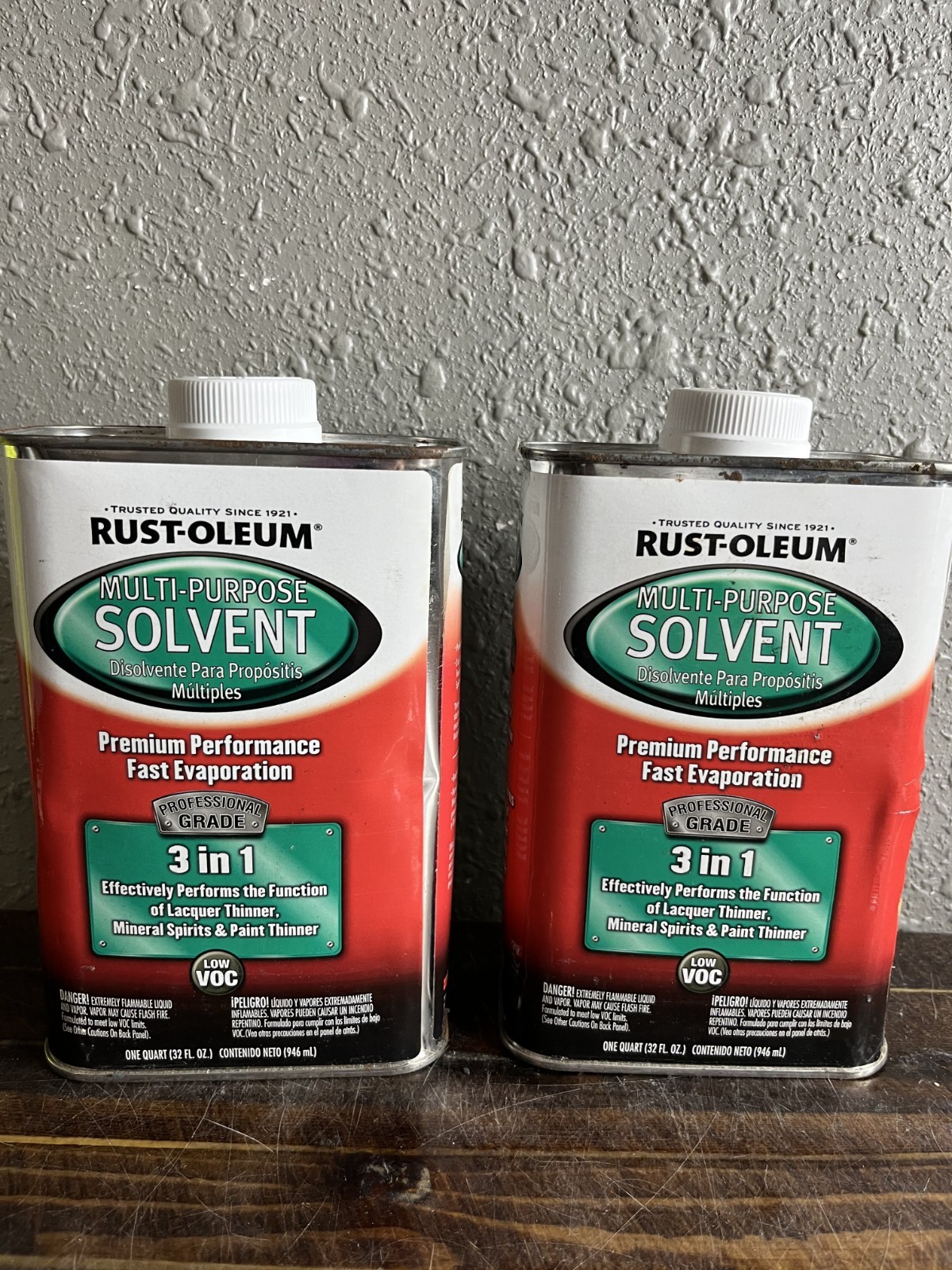 Rust-Oleum Multi-Purpose Solvent 3-in-1 Professional Grade One Quart (Set of 2)