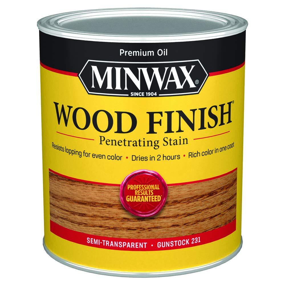 qt Minwax 70045 Gunstock Wood Finish Penetrating Oil-Based Wood Stain