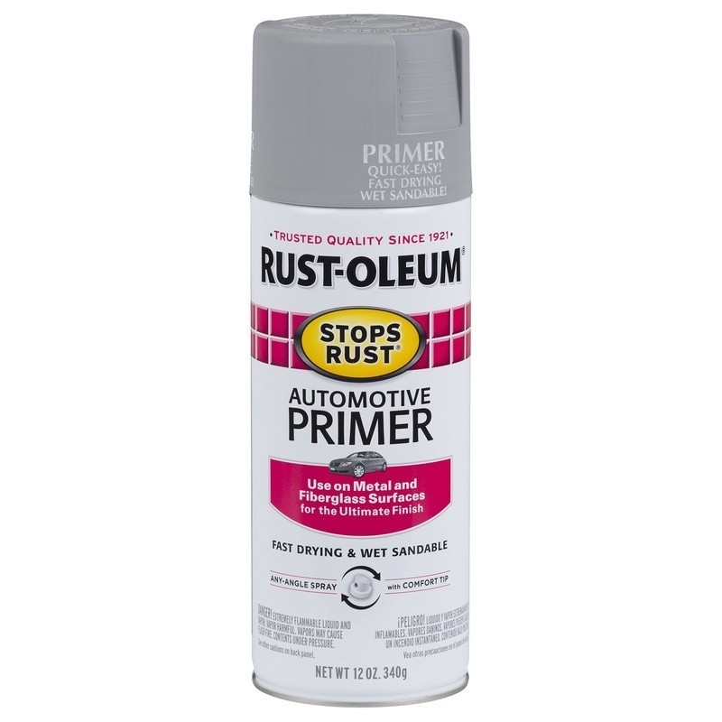 Automotive Spray Primer Easy Apply Rust Prevention Quick Dry Durable Finish New