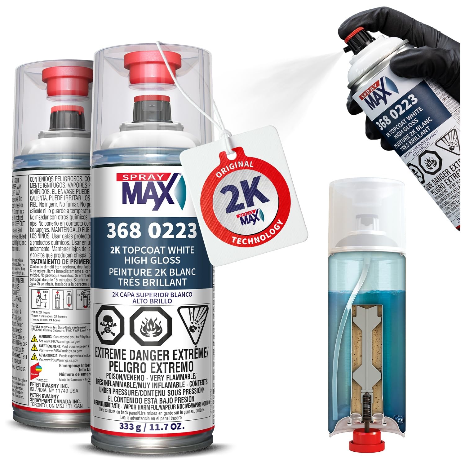 2K Topcoat High Gloss White | 2K Automotive High Gloss White Spray Paint for …