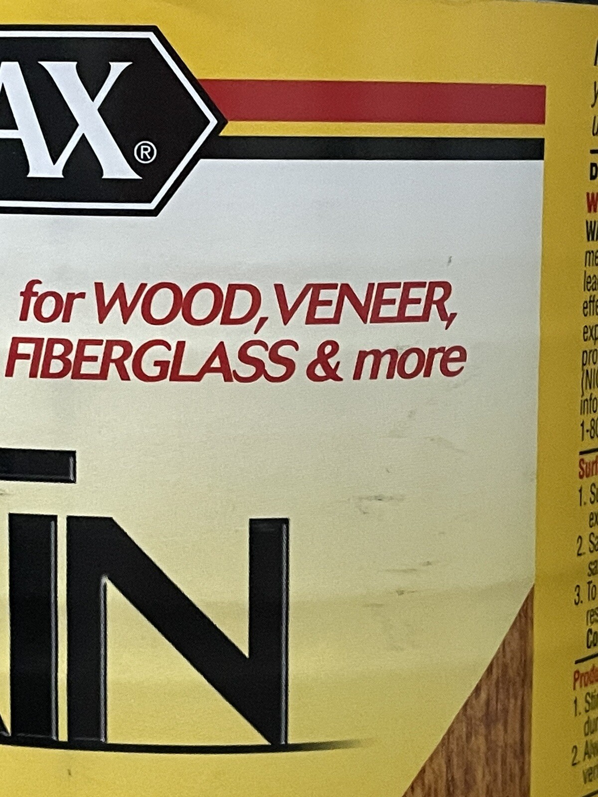 Minwax Gel Stain for Wood, 1 Quart CHERRYWOOD Veneer Fiberglass MultiSurface New