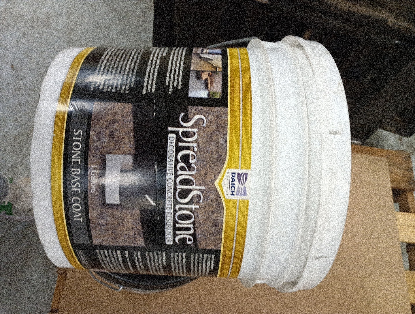 3 Gal. Gray , Spreadstone, Stone Base Coat