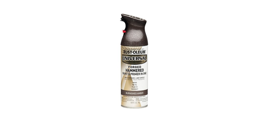 UNIVERSAL Spray Paint, Gloss, Burnished Amber, 12 oz, Aerosol Can