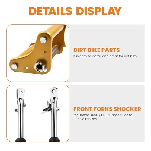 1Pcs Front Fork Shock Suspension Assembly for Honda CRF50F 2004-2014 XR50R