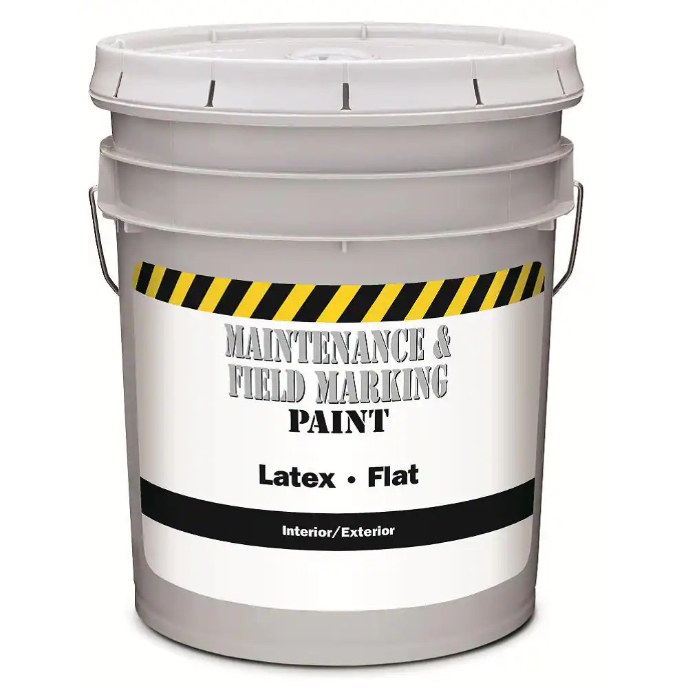 5 Gal. White Flat Interior and Exterior Paint