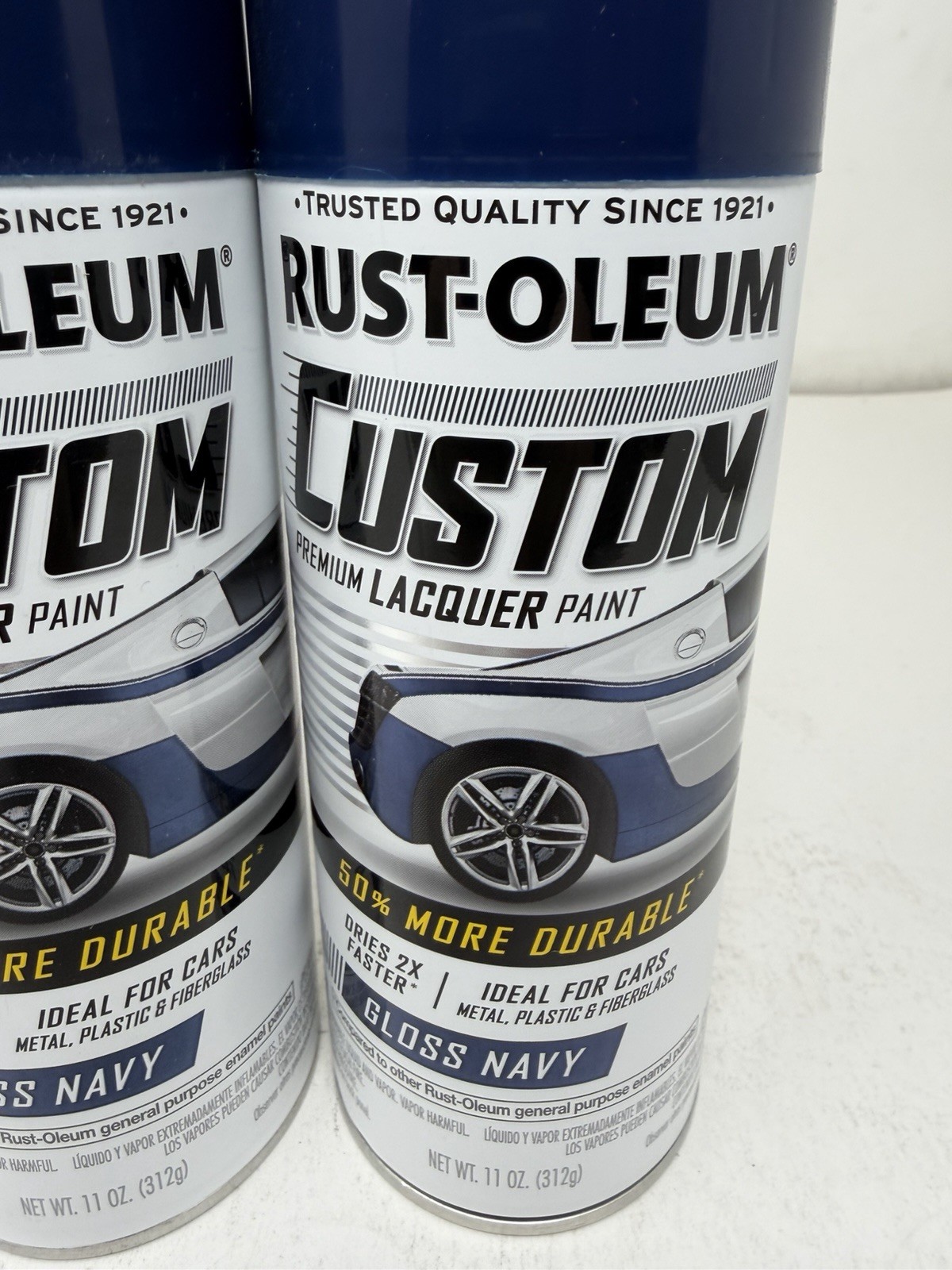 3 pack Gloss Navy Rust-oleum Custom Premium Lacquer Paint @ 11oz. Each