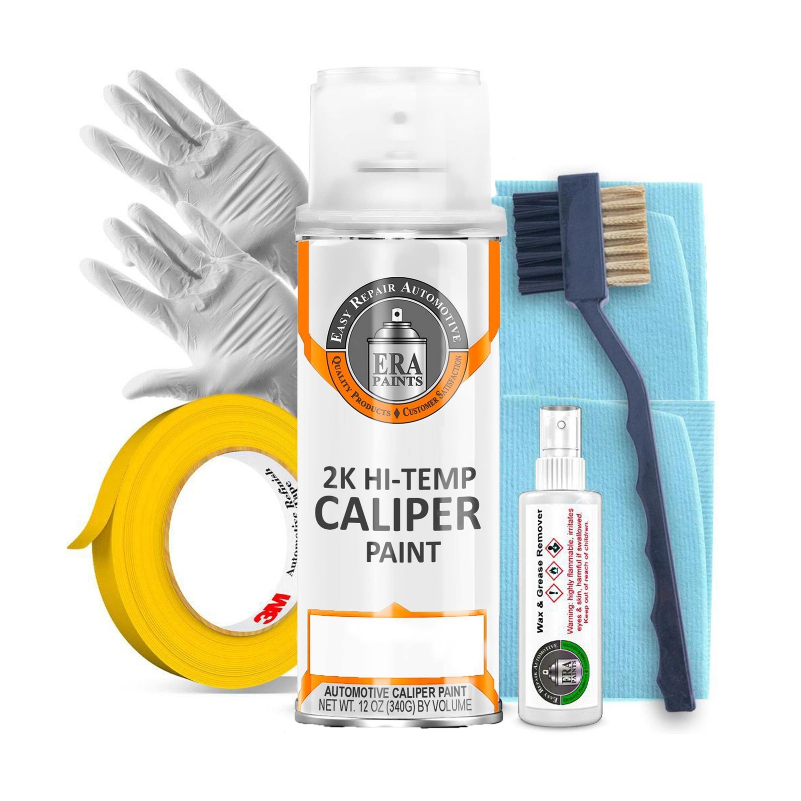 ERA Paints 2K Brake Caliper Paint Kit – Orange | High-Gloss Spray, 500