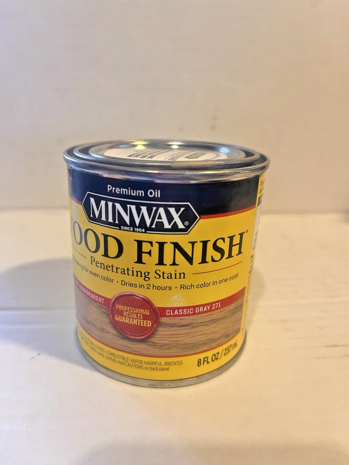 Miniwax Classic Gray, Interior Oil Based Wood Finish, Stain, 8 oz